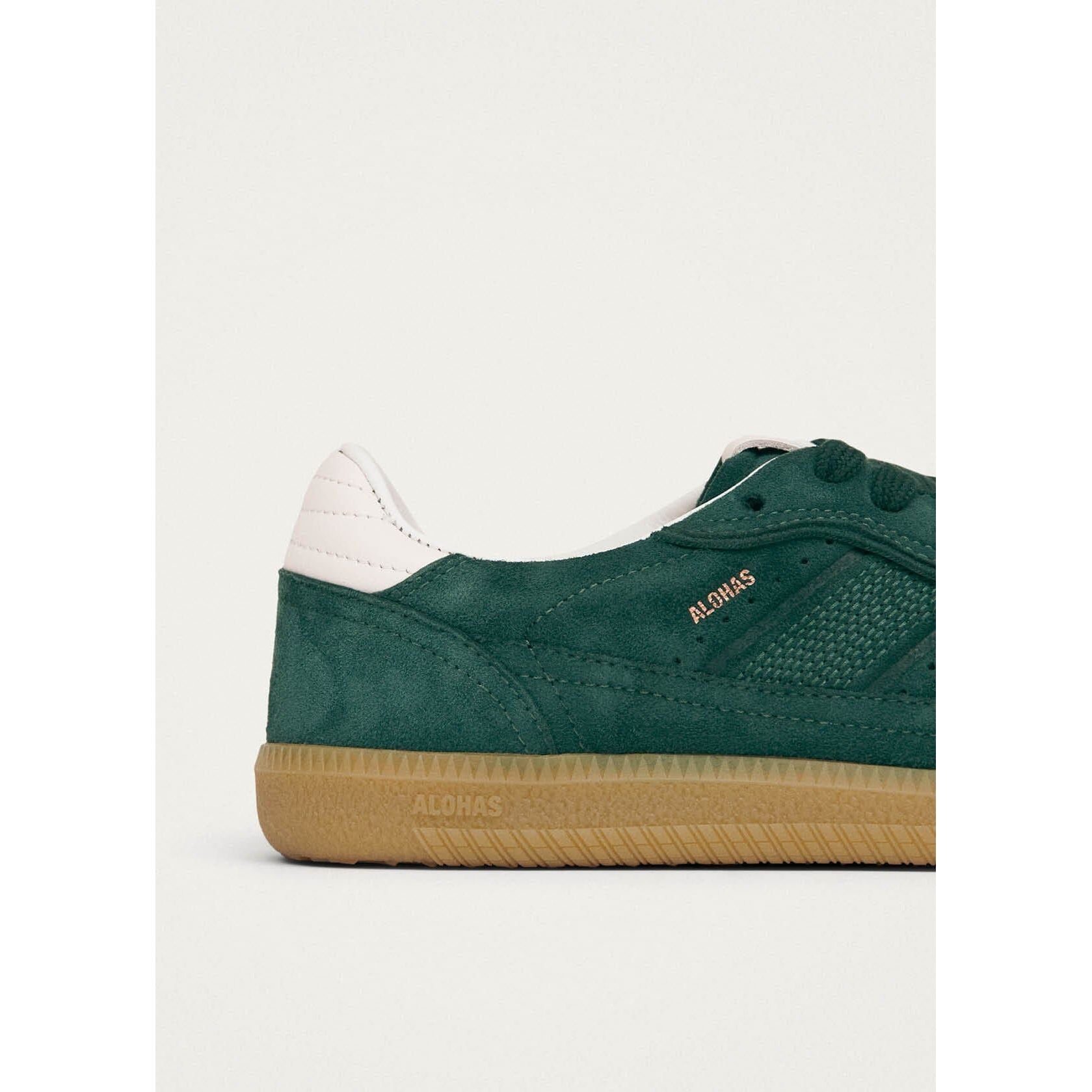 Tb.490 Rife Forest Green Leather Sneakers