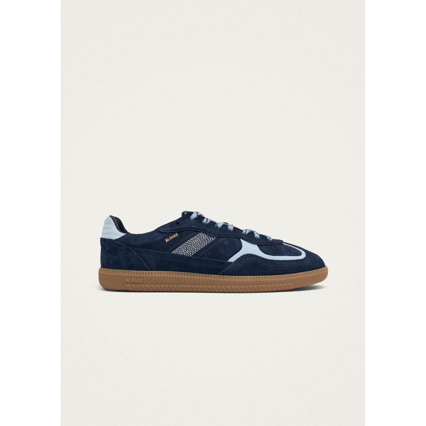 Tb.490 Rife Blue Tones Leather Sneakers