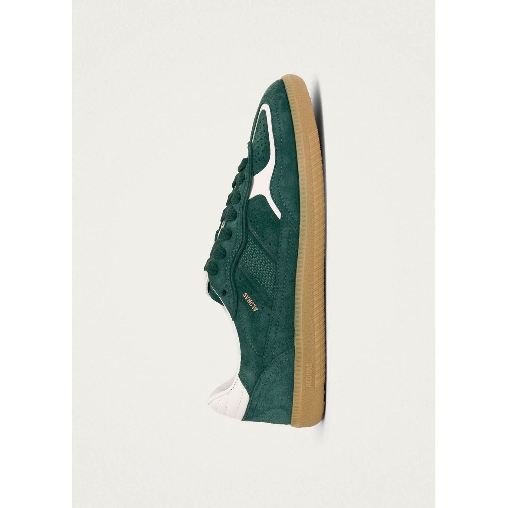Tb.490 Rife Forest Green Leather Sneakers