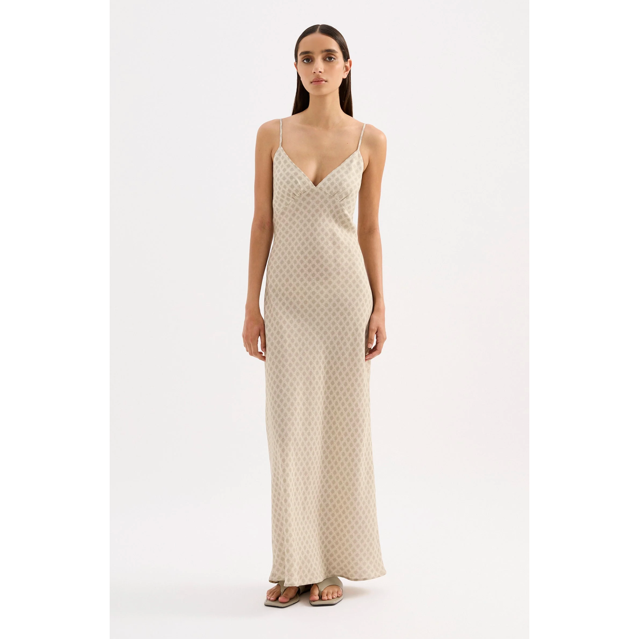 Cosmos Cupro Slip Dress