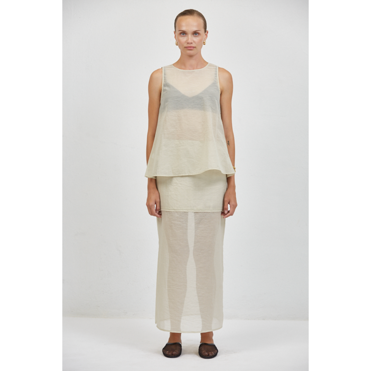 Camille Sheer Skirt