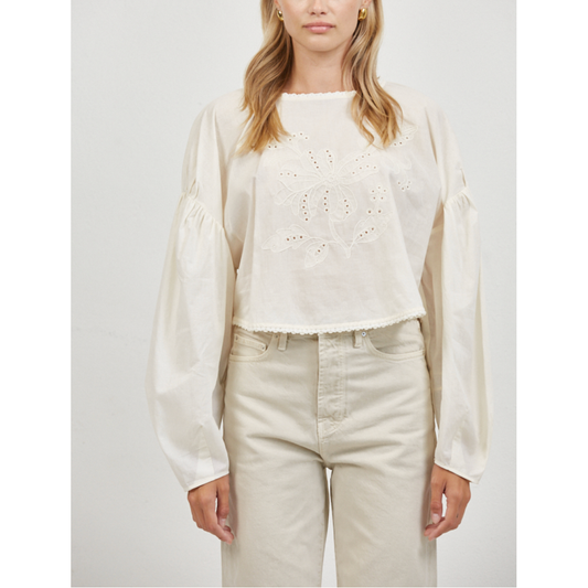 Auguste Eyelet Top