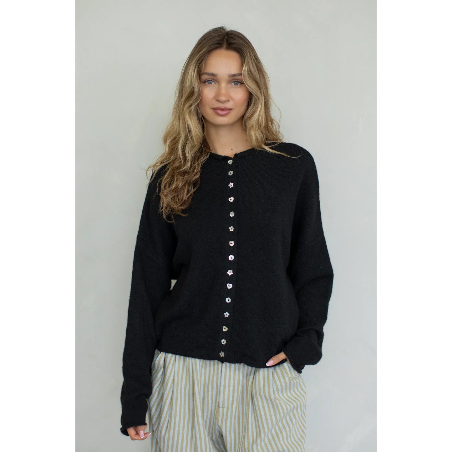 Mismatch Buttons Piper Cardigan