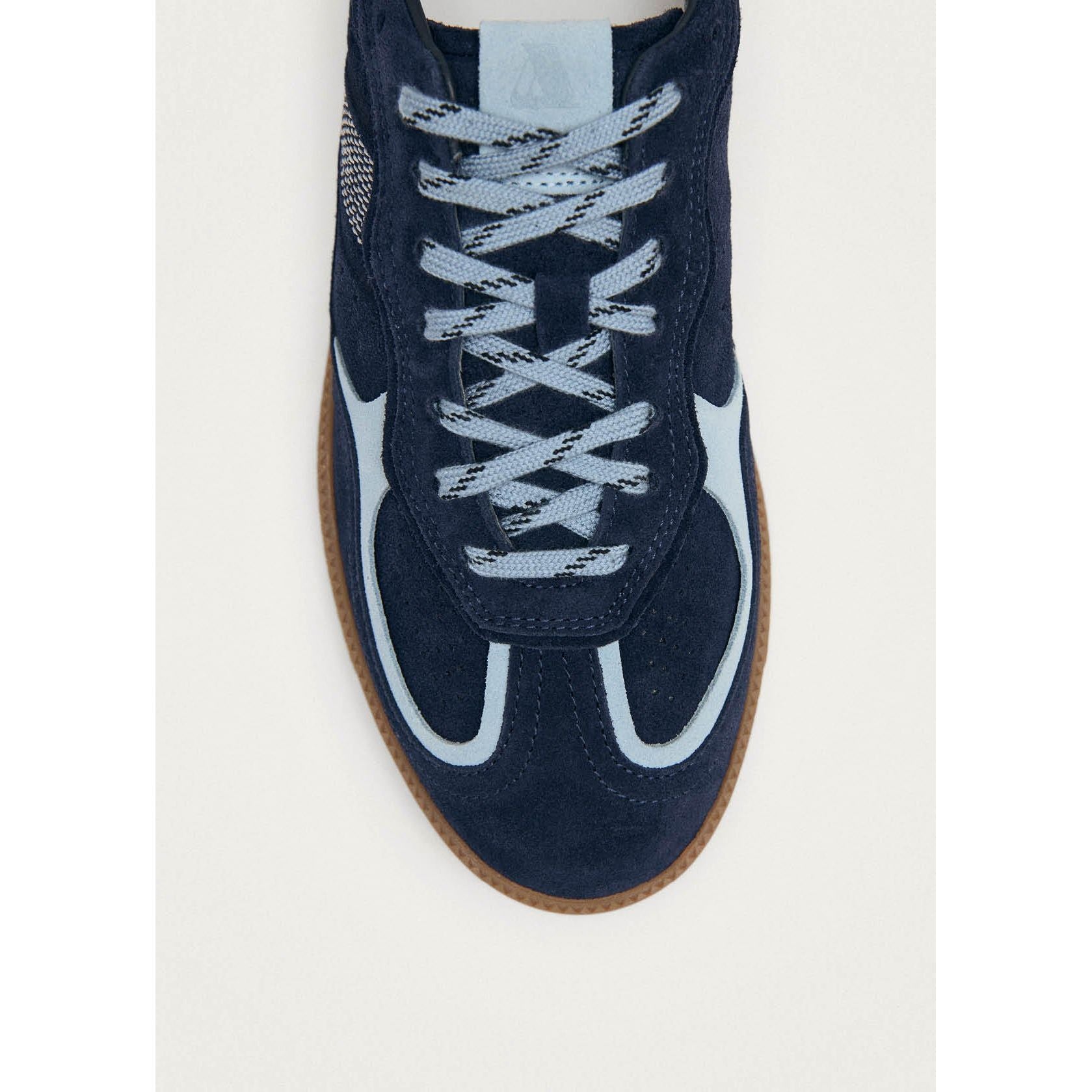 Tb.490 Rife Blue Tones Leather Sneakers
