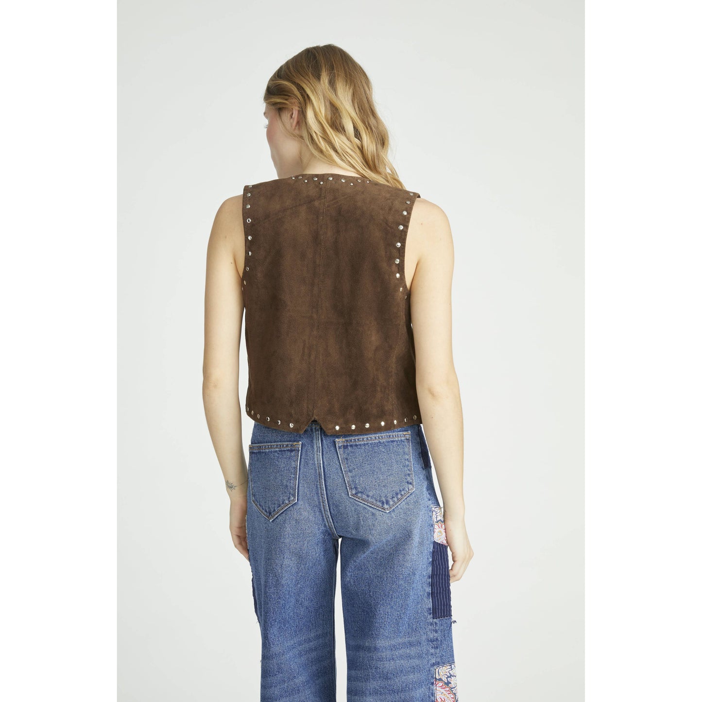 Chocolate Suede Vest