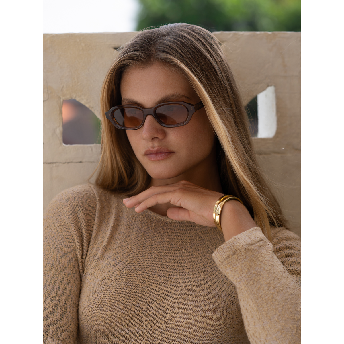Tokyo Acetate Unisex Rectangular Sunglasses