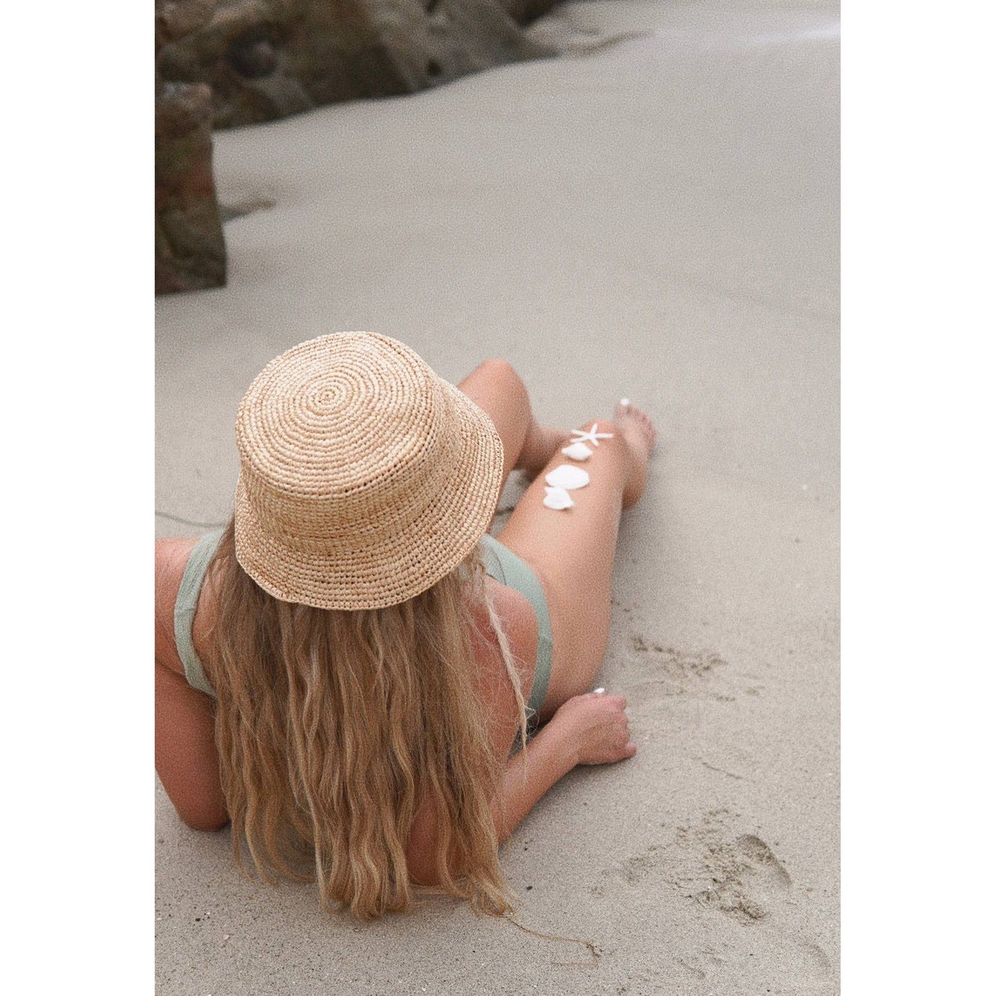 Isla - Raffia Bucket Hat