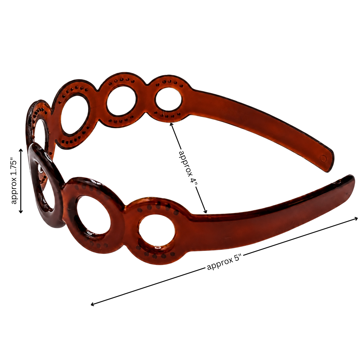 French Circle Wide 1.75" Tortoise Shell Headband