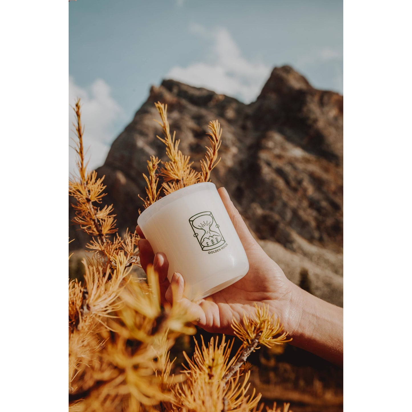 Golden Hour - Cashmere, Cedarwood Coconut Soy 8oz Candle