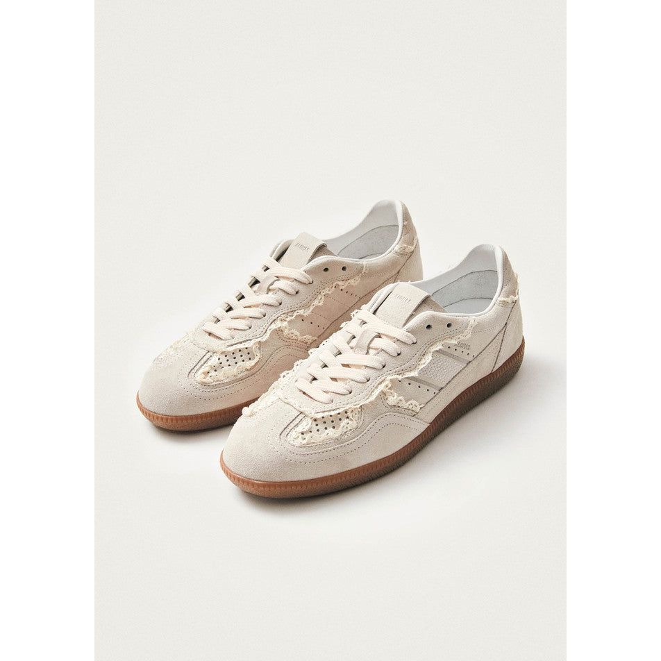 Tb.490 Crochet Cream Leather Sneakers