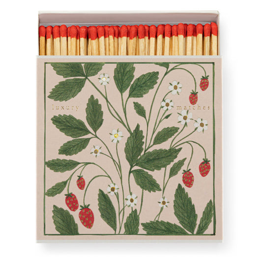 Strawberry  | Square - Safety Matches