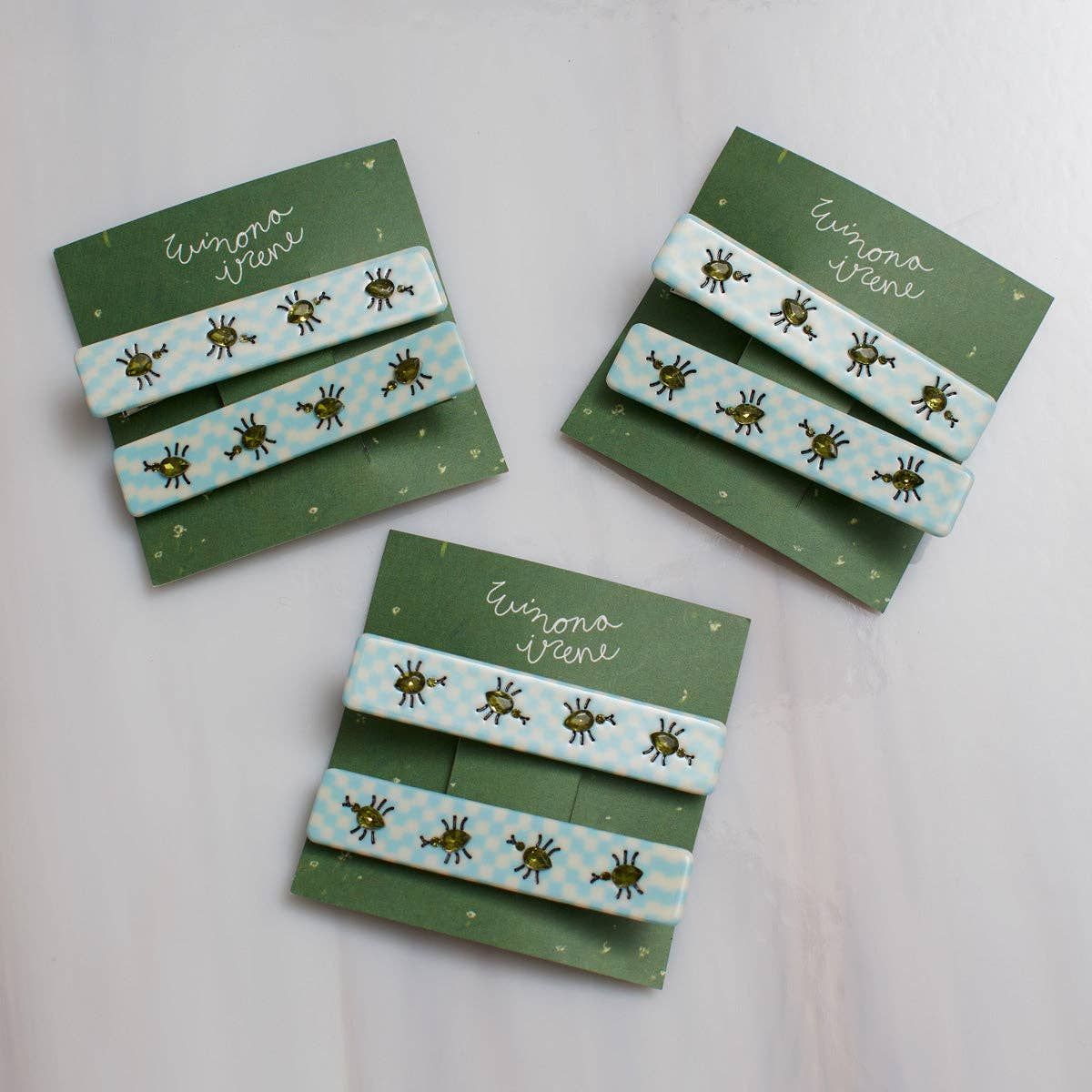 Jewel Beetle Clip Set