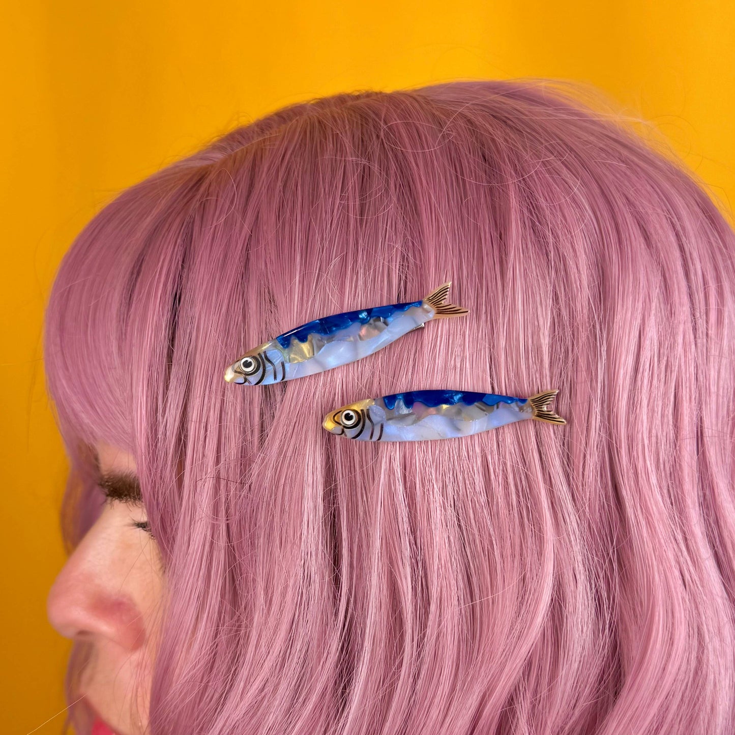 Sardine Barrette Set