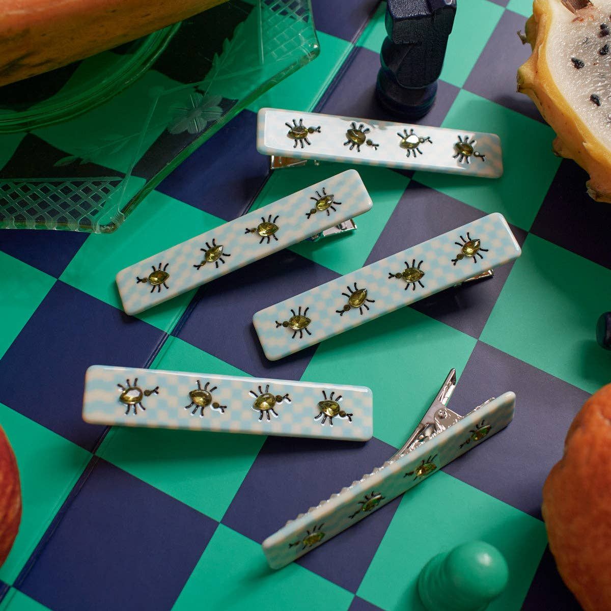 Jewel Beetle Clip Set