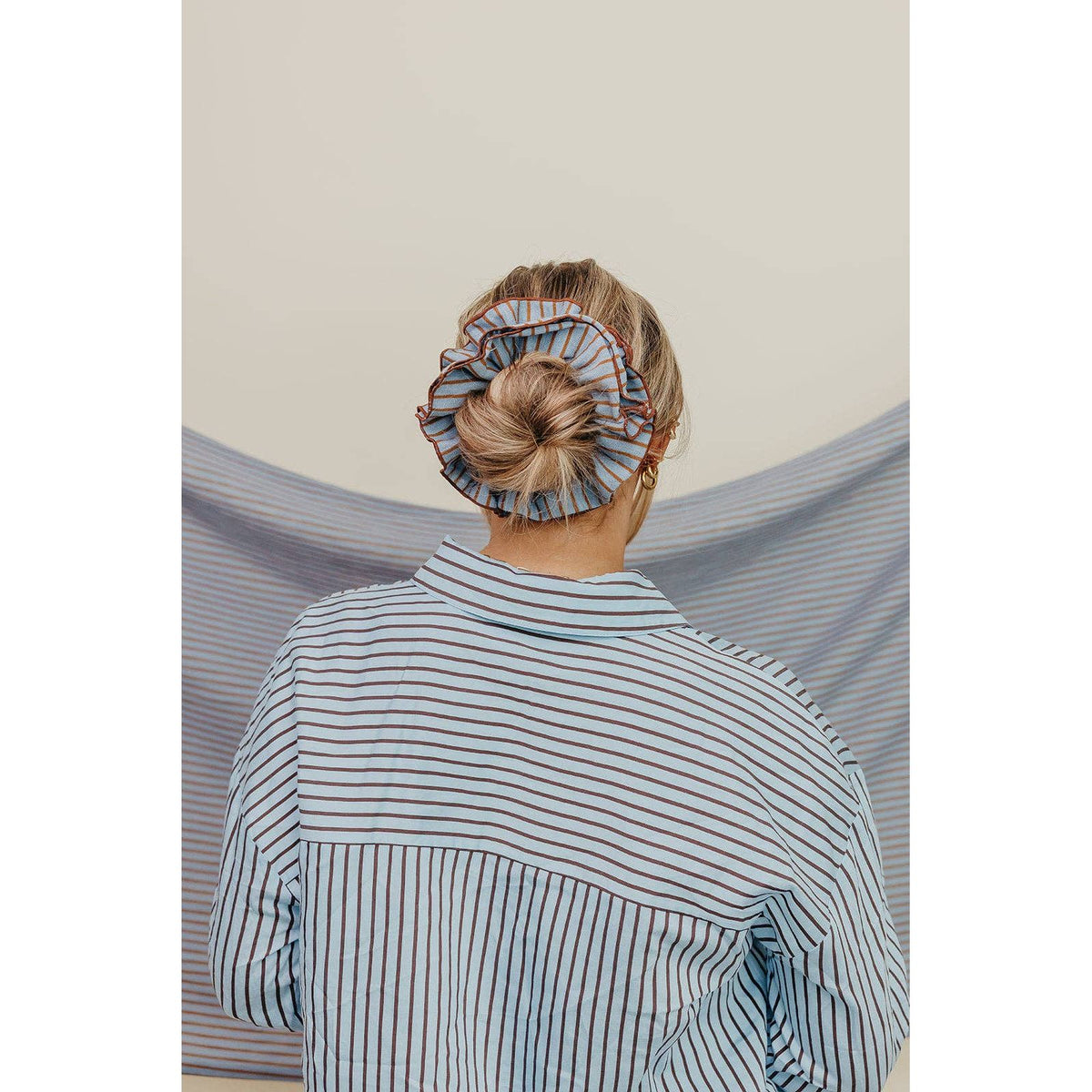 STRIPED CORSET SCRUNCHIE