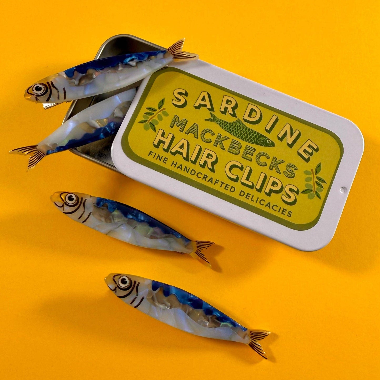 Sardine Barrette Set