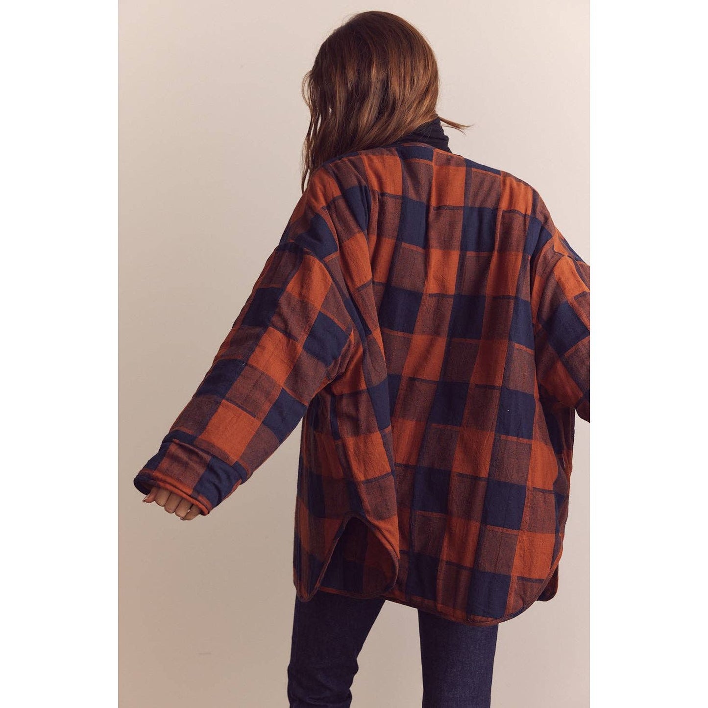 Reversible patched quilt Jacket