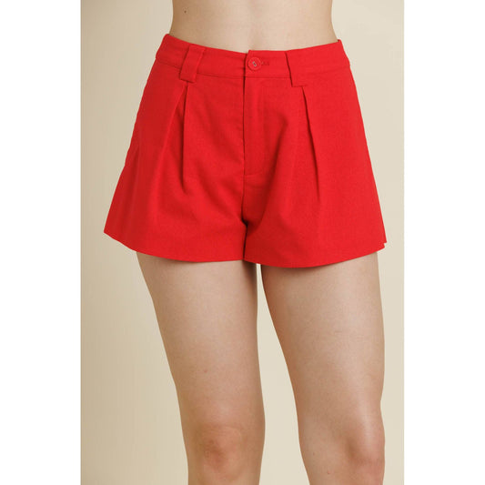 Rose Linen Shorts
