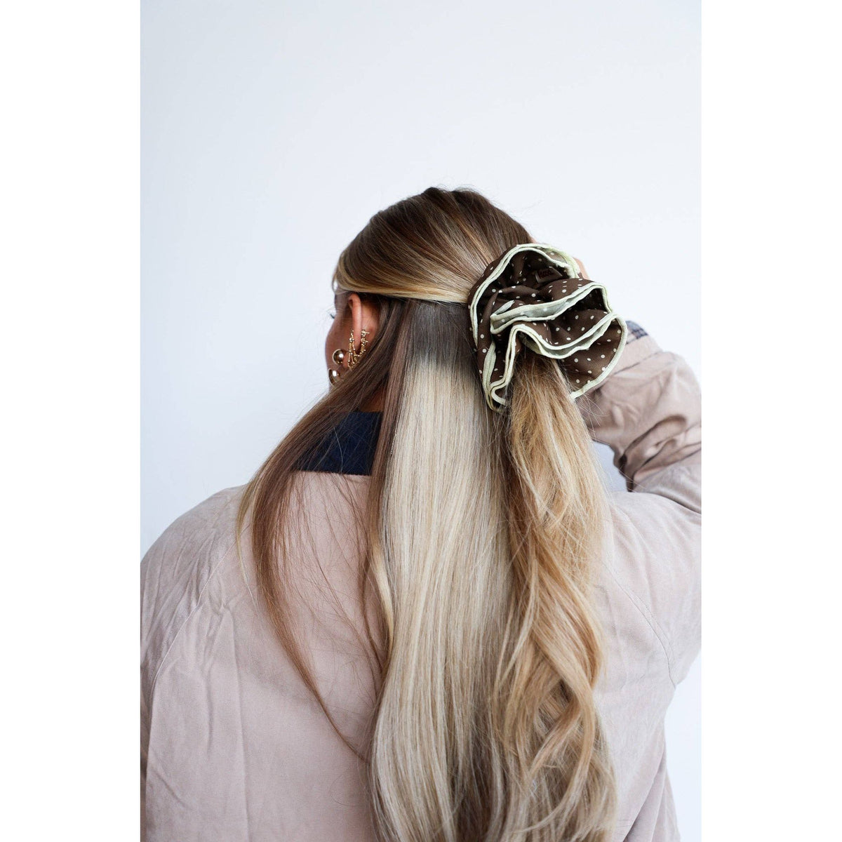 Polka Dot Scrunchie