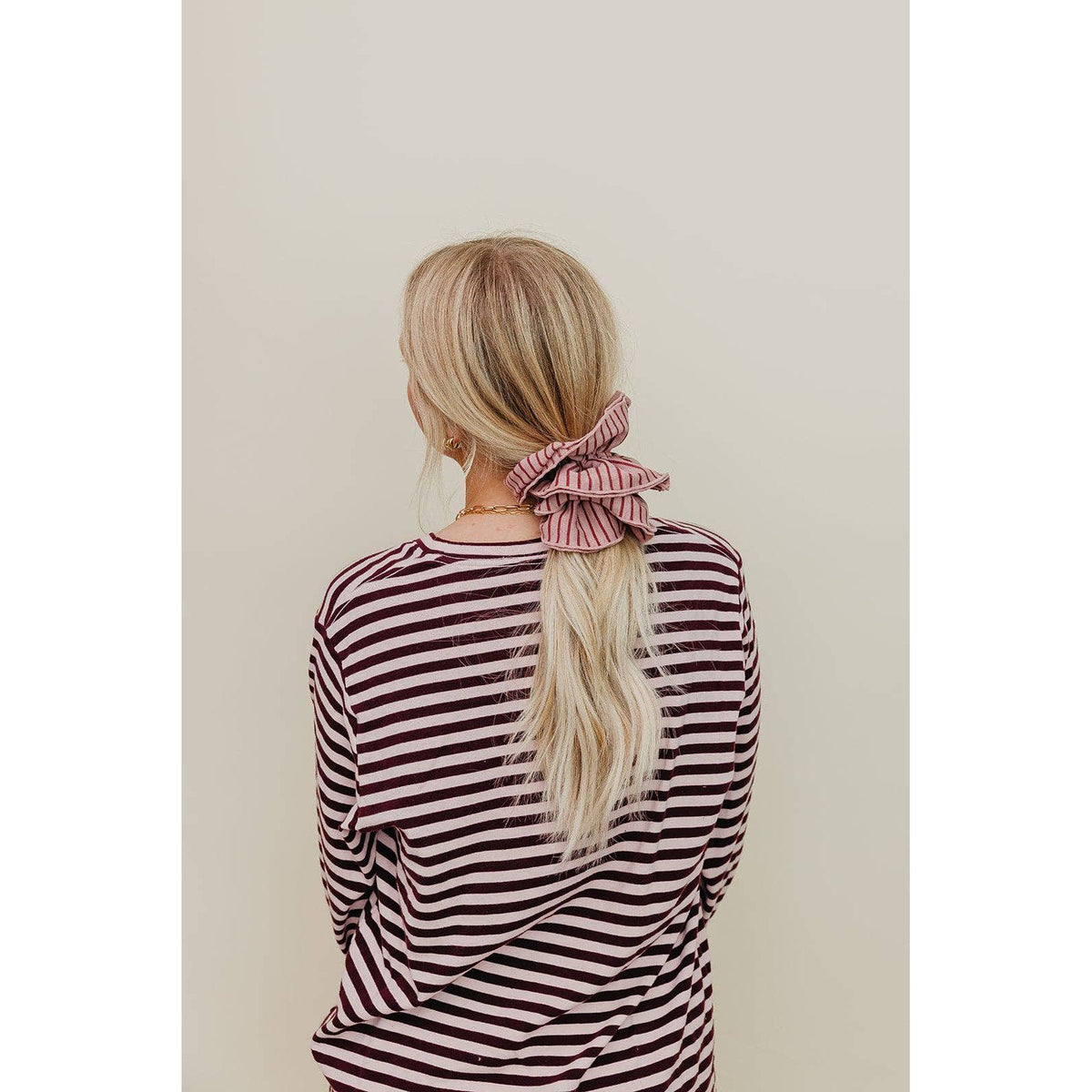 STRIPED CORSET SCRUNCHIE