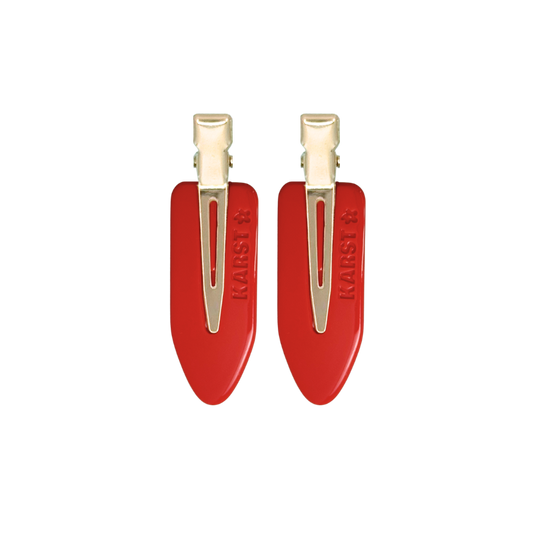Creaseless Clips (Set of 2) — Candy Apple