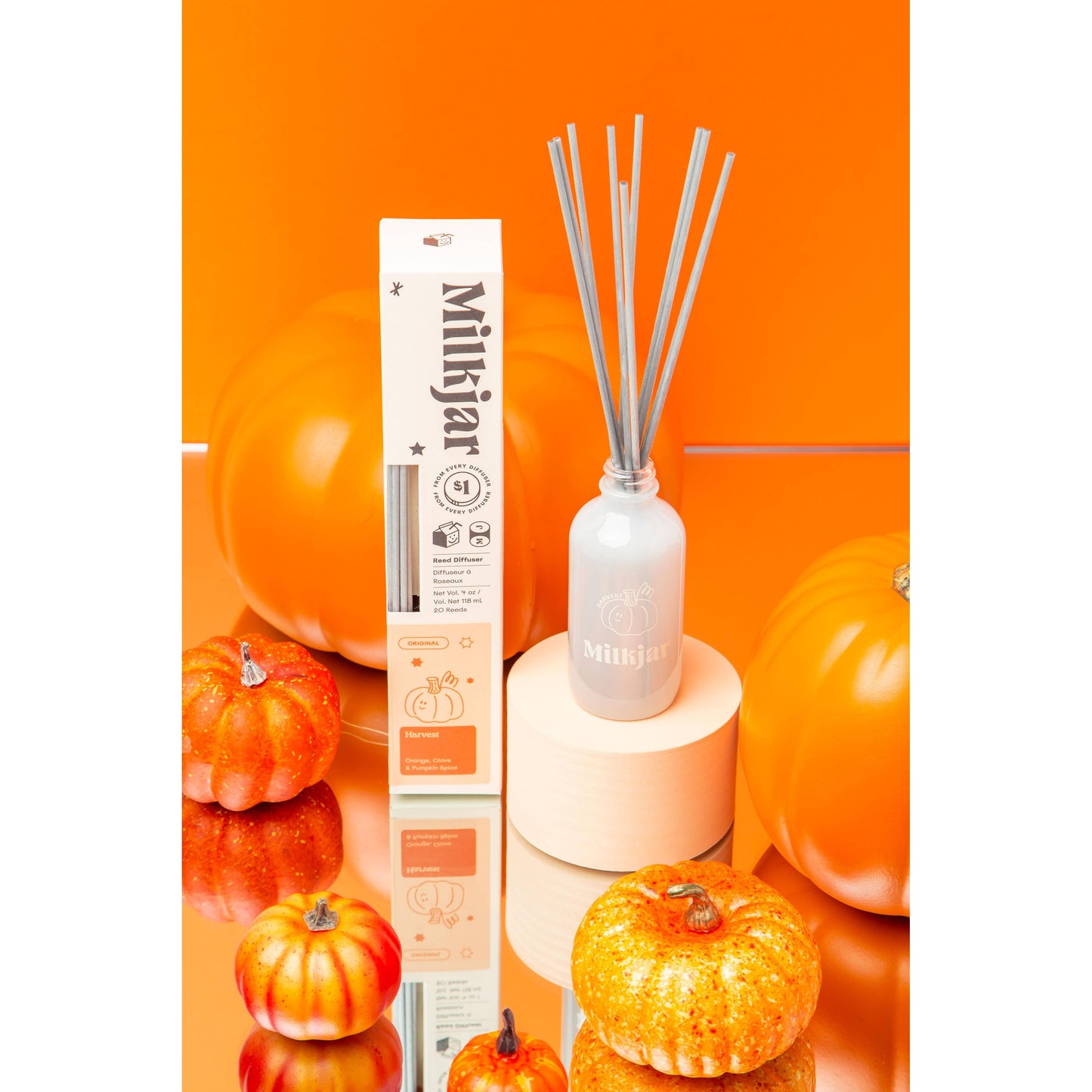 Harvest - Orange, Clove & Pumpkin Spice 4oz Reed Diffuser