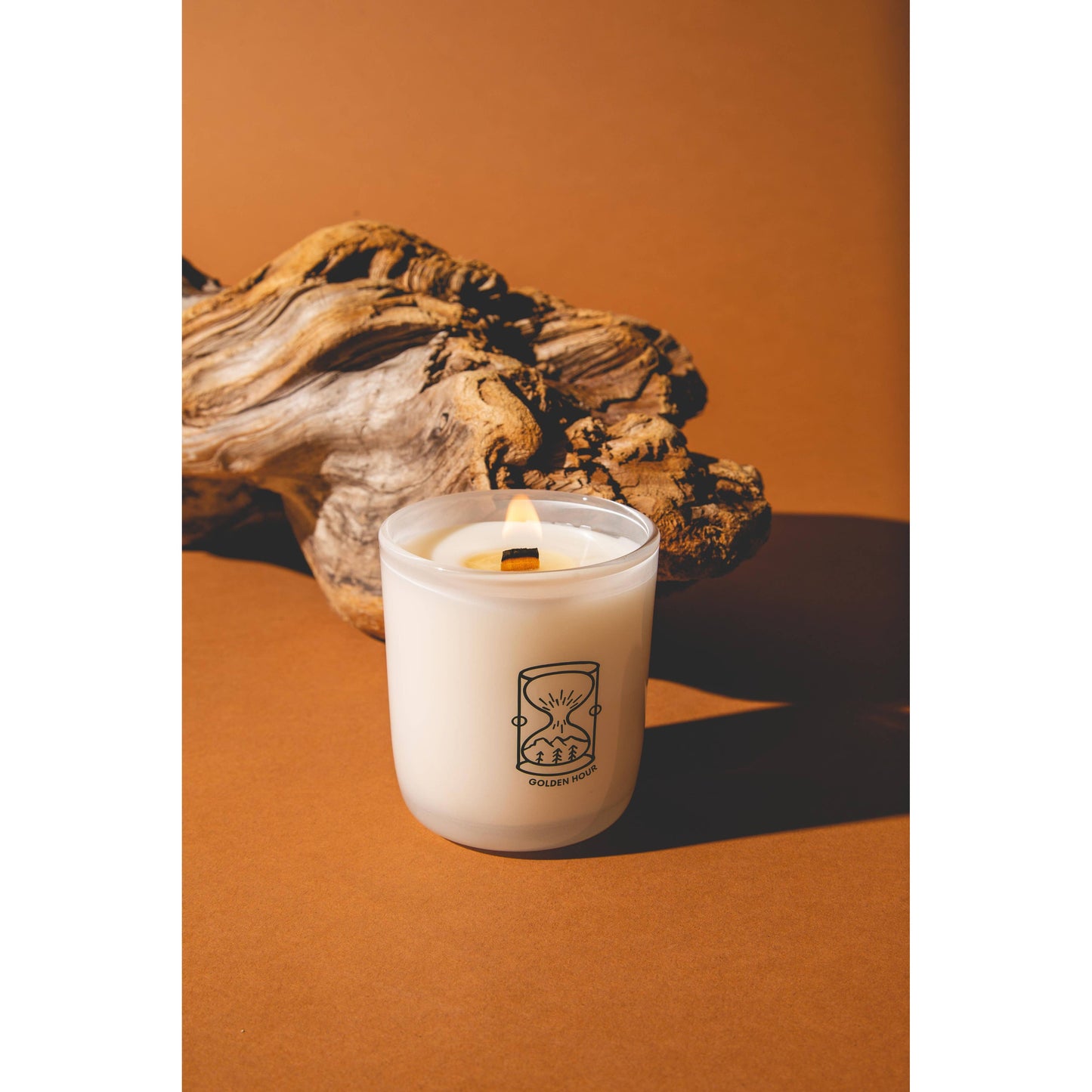 Golden Hour - Cashmere, Cedarwood Coconut Soy 8oz Candle