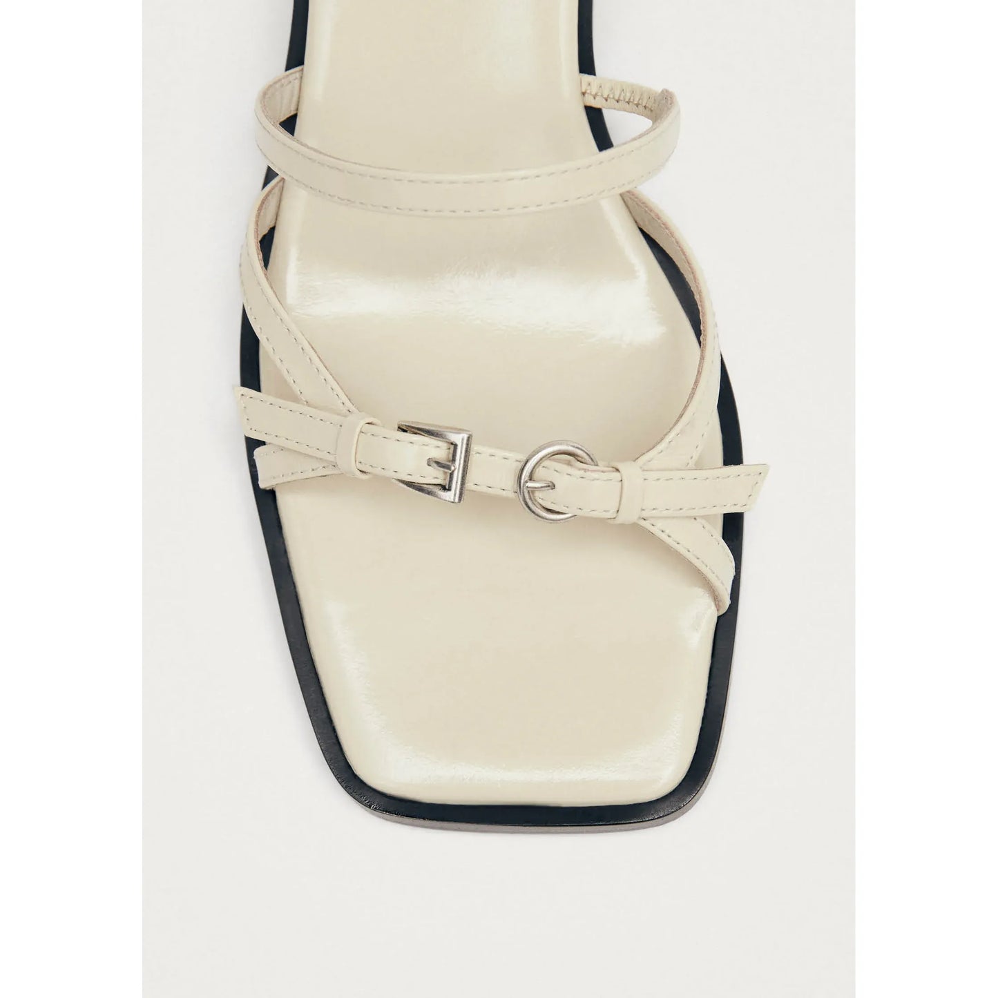 Liko Onix Cream Leather Sandals