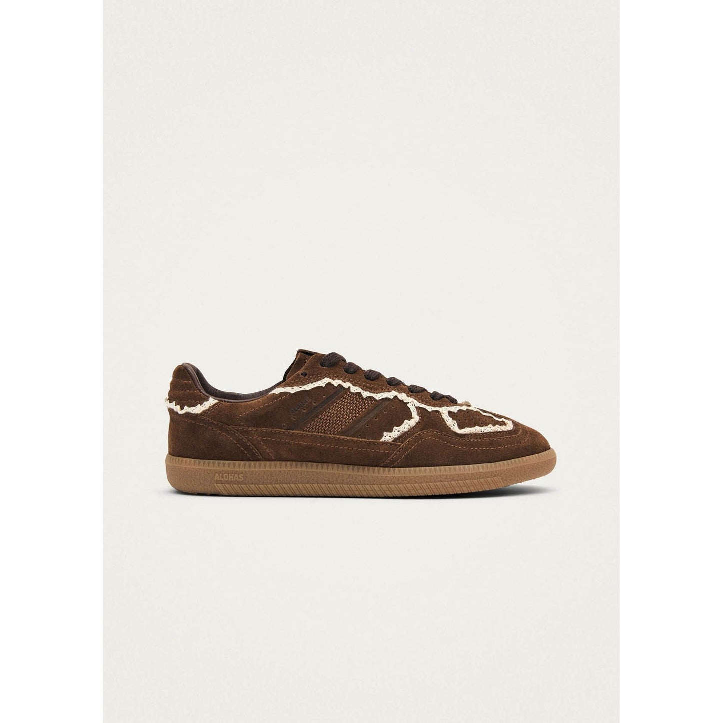 Tb.490 Crochet Chocolate Leather Sneakers