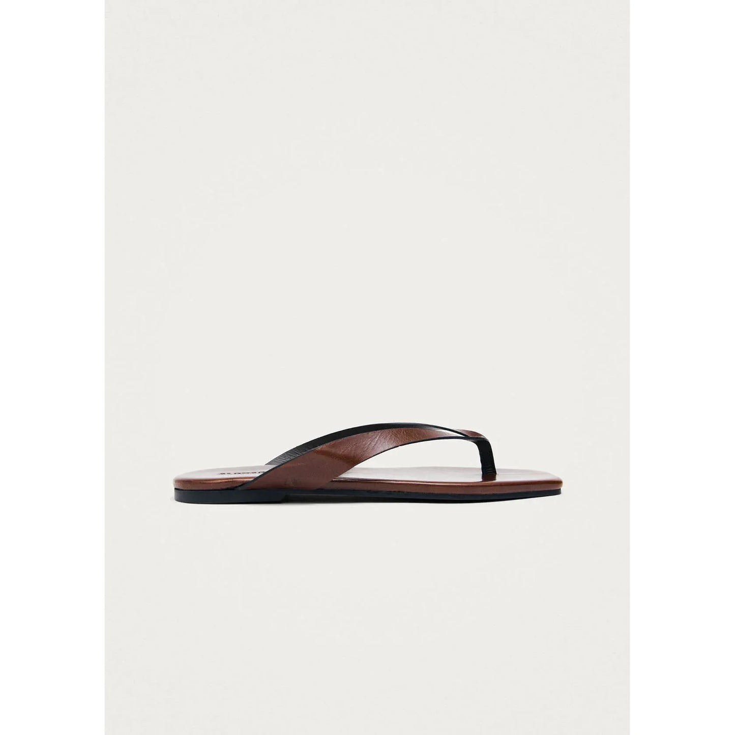 Ola Rift Brown Leather Sandals