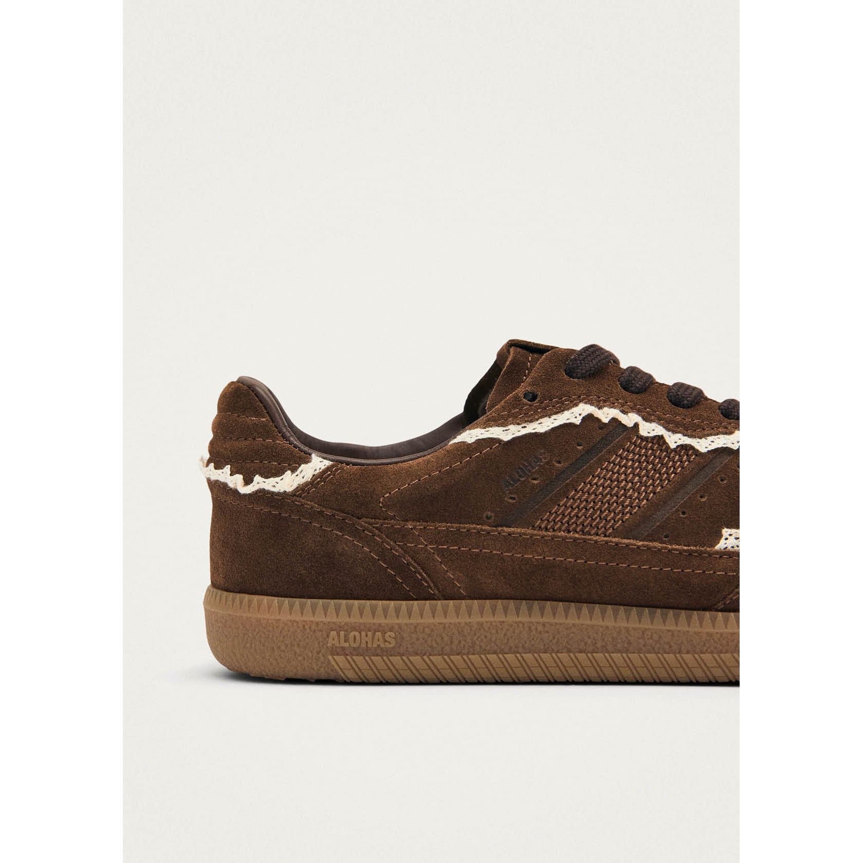 Tb.490 Crochet Chocolate Leather Sneakers