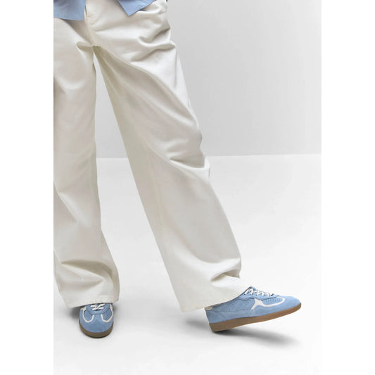 Tb.490 Rife Cornflower Blue Cream Leather Sneakers