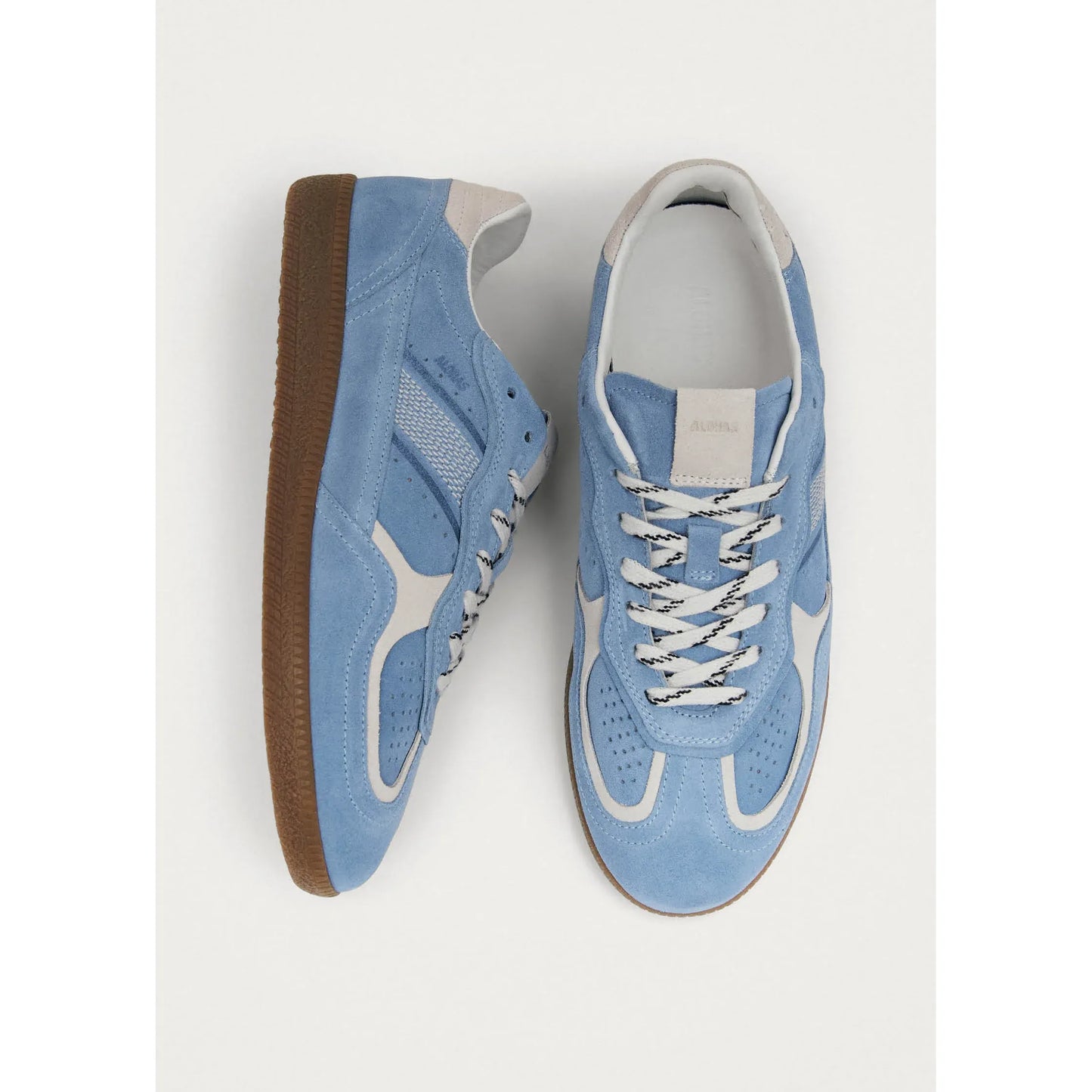 Tb.490 Rife Cornflower Blue Cream Leather Sneakers