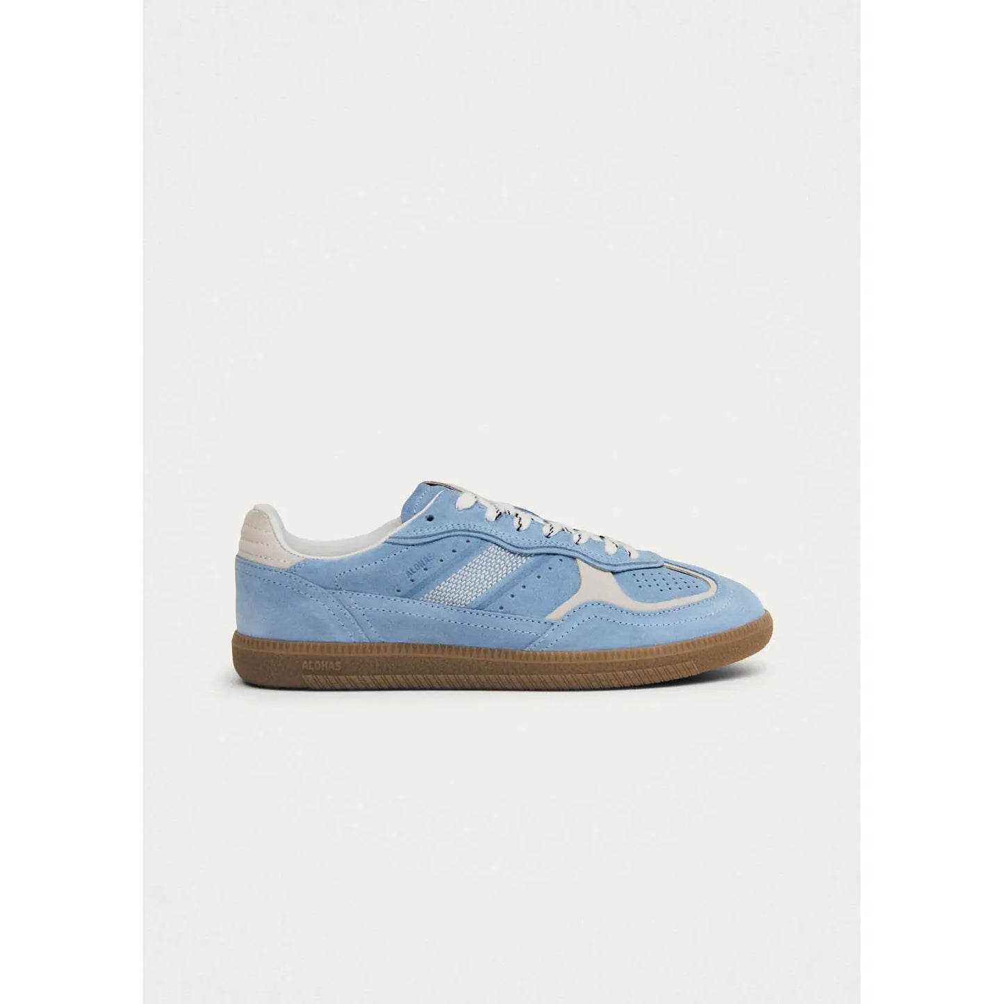 Tb.490 Rife Cornflower Blue Cream Leather Sneakers