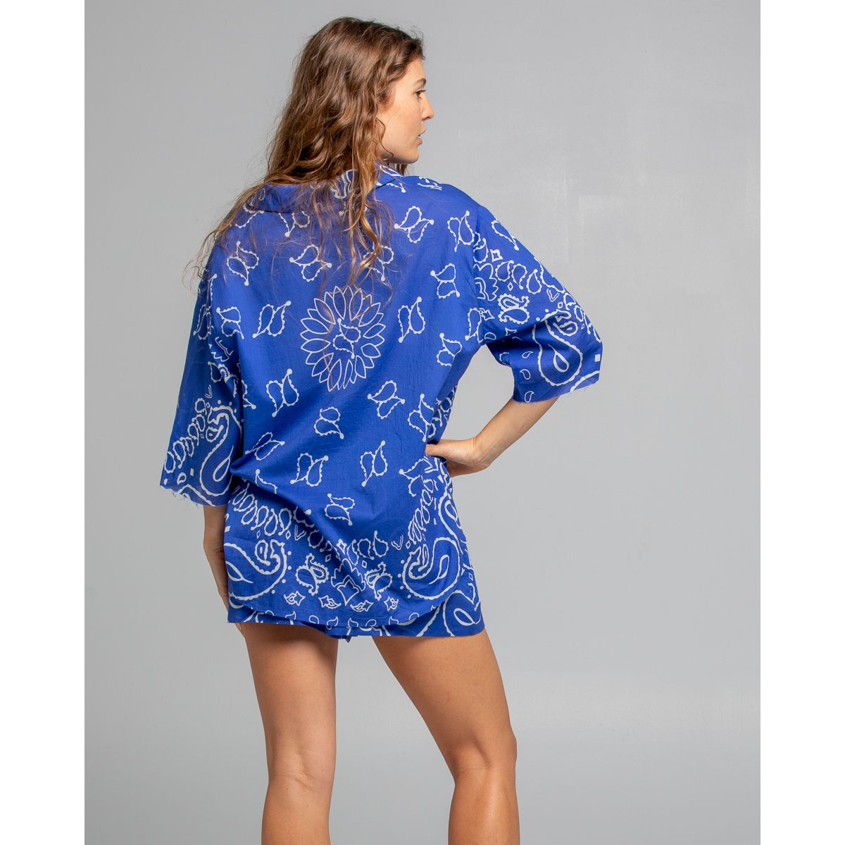 Roma Shirt - Bandana Deep Marine